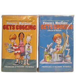 Phineas L MacGuire Gets Cooking Book Lot Part 1 & 2 O'Roark Dowell Sealed New